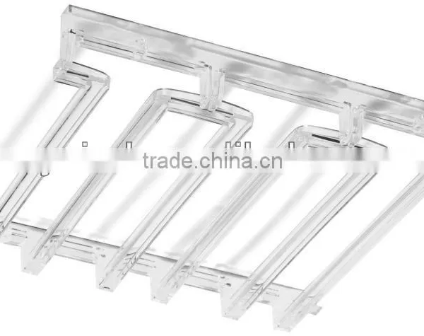 plastic wine glass rack/stemware rack