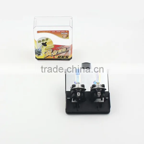 Yellow H7 Halogen Bulb 12V 55W 3000K Quartz Glass Xenon Car HeadLight Auto Lamp photo-5
