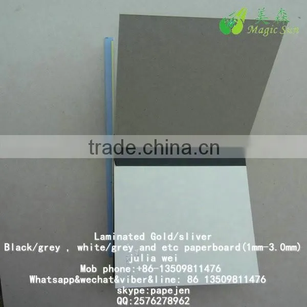 1.0-3.0MM Uncoated Colourful Laminated Paper Board photo-5
