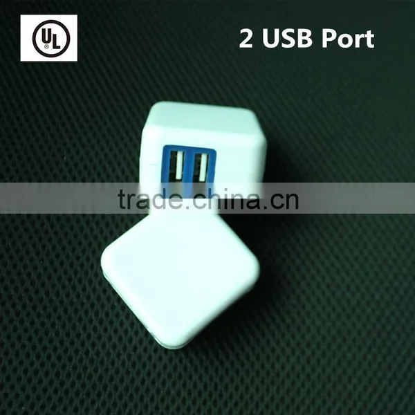2016 New Design 5V 2A 2 USB Port Travel Adapter USB With Cheap Price photo-4