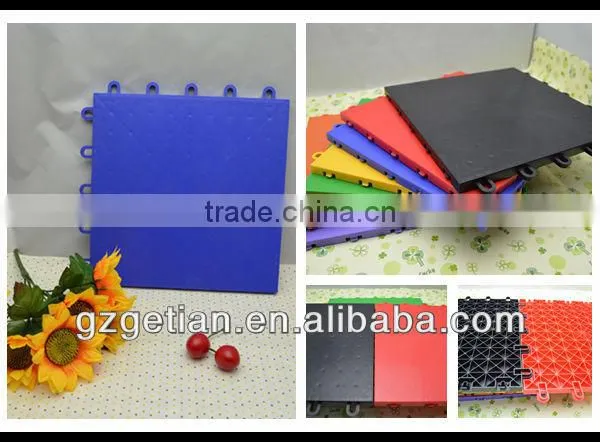 Plastic Floor Mats for Home Could Also Used as Outdoor Rubber Flooring & Garage Floor Tiles