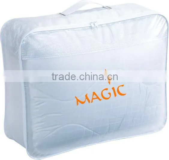 Luxurious Silk Fabric 90% Goose Down Filled Comforter, Super Soft for 5 Star Hotel photo-6
