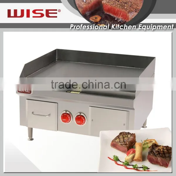 WISE 24" Commercial Stainless Steel Electric Griddle for Restaurant photo-2