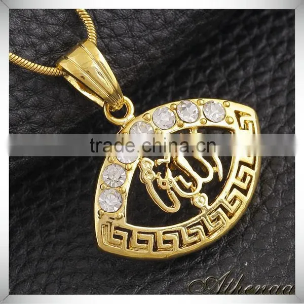 High Quality Allah Muslim Islamic Quran Pendant Wholesale American Diamond Jewelry photo-2