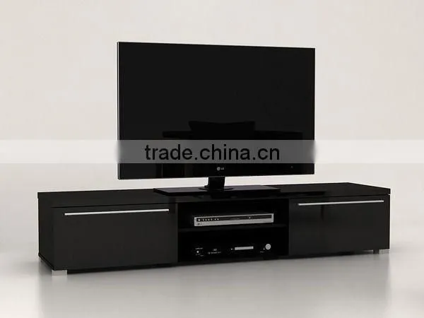 TV-2316 New Lowline Black High Gloss TV Stand photo-2