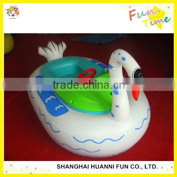 Good Aqua Inflatable Motorized Bumper Boat With Free Batteries for Kids photo-2