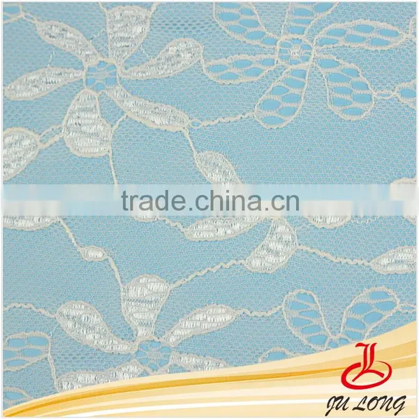 2015 Latest Wedding Dress Lace Fabrics, Nylon Trimming Lace, African Swiss Voile Lace Fabrics