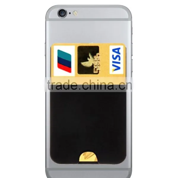 Universal Silicon Card Pouch for Mobile Phones photo-3