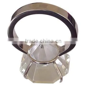 Your Own Design Pewter Paper Weight With Crystal