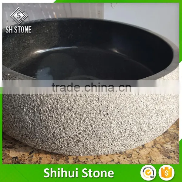 Dark Emperador Marble Basin, Top Sale Art Basin photo-6