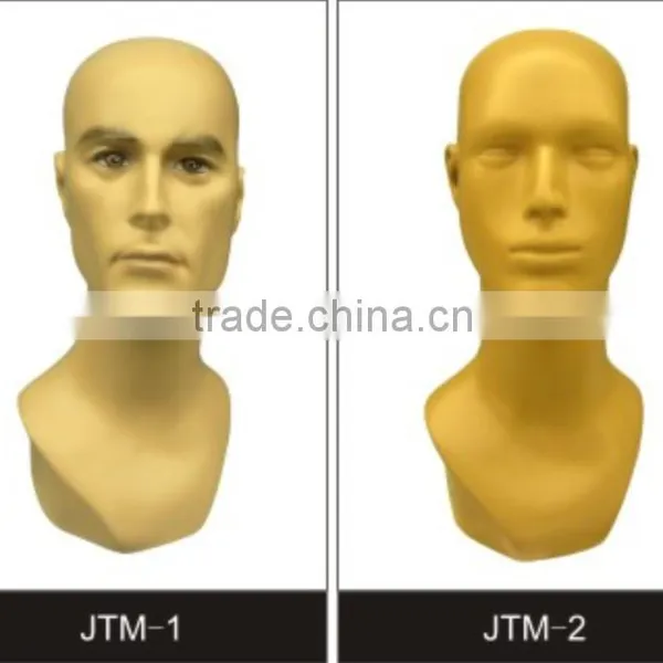 Fashion Fiberglass Realstic Hat Display Mannequin Heads photo-3