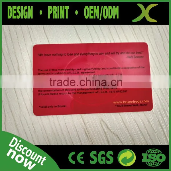 Free Design~~~!!! Best PVC Material CR80 PVC Gift Card/ Elegant Printed Business Card photo-3