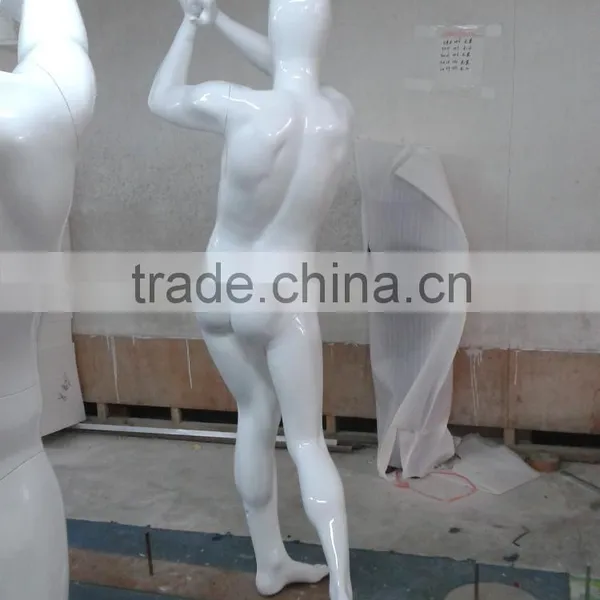 Lifelike Male Golf Mannequin for Athletic Garments Display photo-3