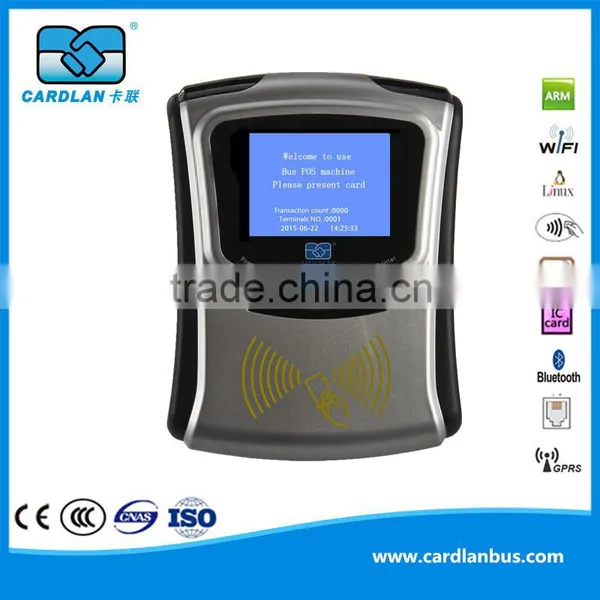 Bus Pos With GPRS and GPS for Public Transport Payment System RFID Reader photo-2