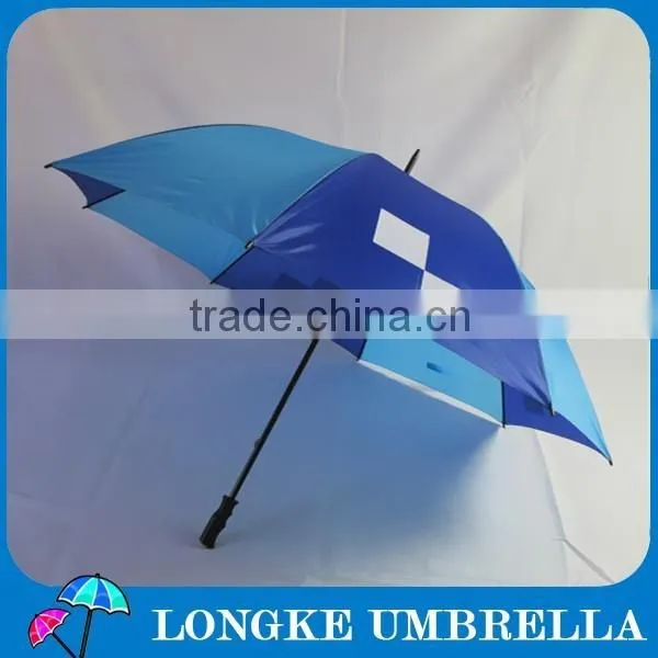 30" Double Ribs Polyester Customized Promorional Golf Umbrella photo-4