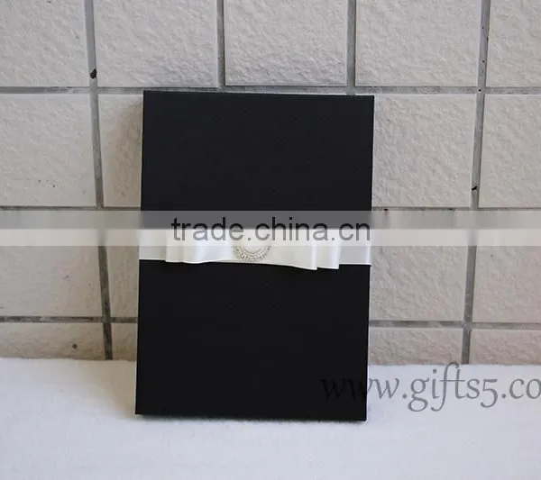 High Quality Black Wedding Gift Boxes for Invitation Cards photo-2