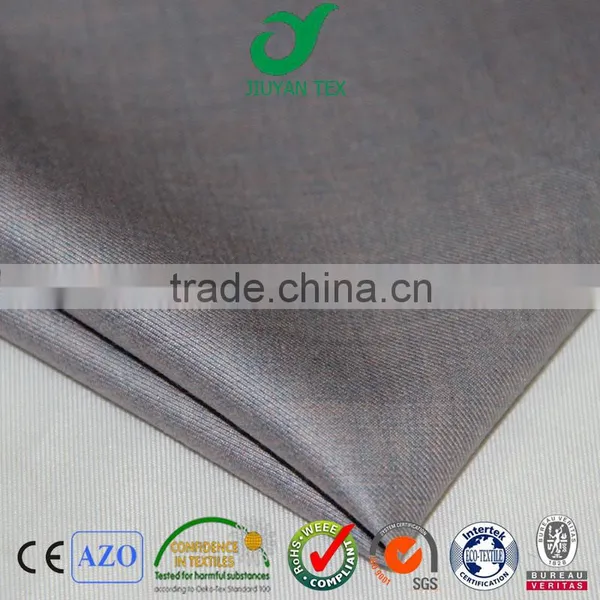 Indonesia Hotselling Trw Twill Two Tone Shiny Silk Touch Men Lady Uniform Suiting Textile of Clothing From Supplier in China