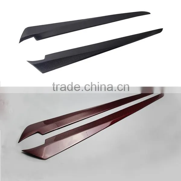 Toyota Hiace KDH 200 2005-16 Carbon Fiber Window Front Door Garnish Knife Strip Cover Accessories photo-2