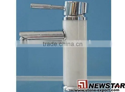 Pure White Marble Faucet
