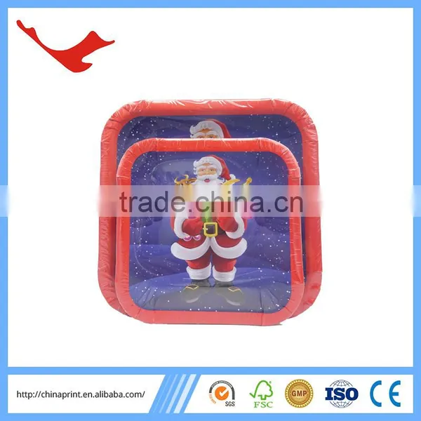 006 FDA Standard Printed Disposable Tableware for Christmas Party photo-3