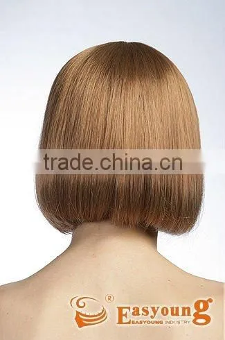 Blonde Synthetic BOB Short Hair Style Lace Wigs photo-4