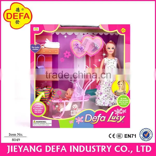 11.5 Inch Pretty Pregnant Doll With Baby and Accessories photo-2