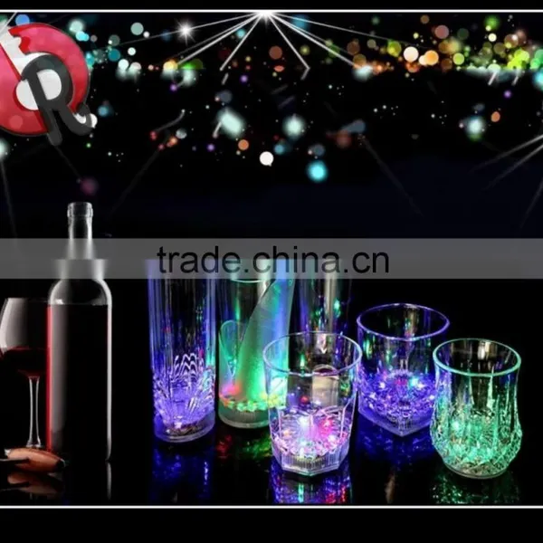 Party KTV Bar Supplies Emitting Luminescent Glass Goblet Cocktail Colorful Flashing Cup photo-2