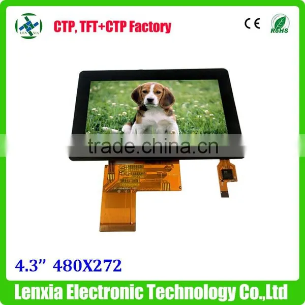 3 points touch 480x272 4.3 inch touch screen lcd panel