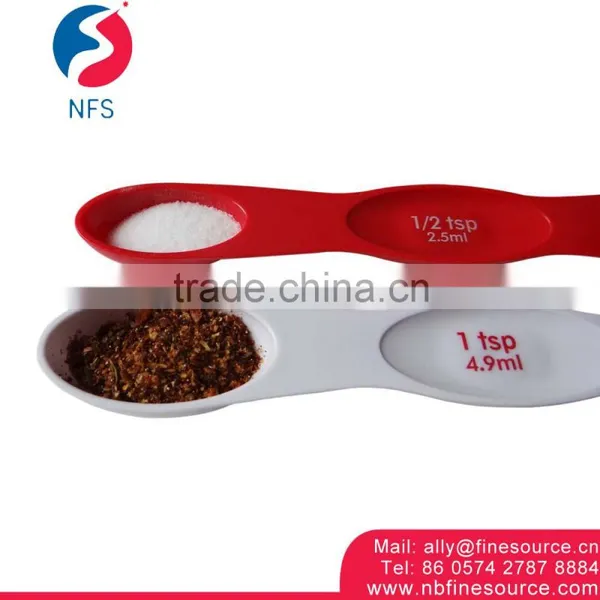 5 pcs Magnetic PP Kitchen Cooking Plastic Measuring Spoon