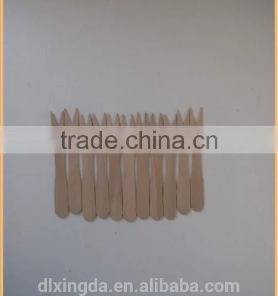 85mm Long Disoisable Wooden Fork, Fruit Fork, Apple Fork photo-3