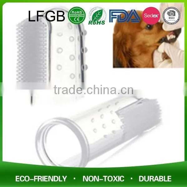 Dog Finger Toothbrush / Dog Cat Pet Silicone Toothbrushes photo-2