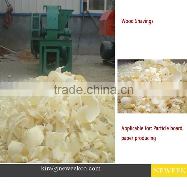 NEWEEK 4 Blades Diesel Engine Log Tree Branch Wood Shaving Machine for Animal Bedding photo-3
