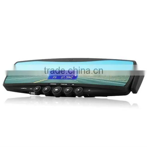 Hands-Free Bluetooth Rearview Mirror w/ MP3, Caller ID Display, SD/MMC Card Slot