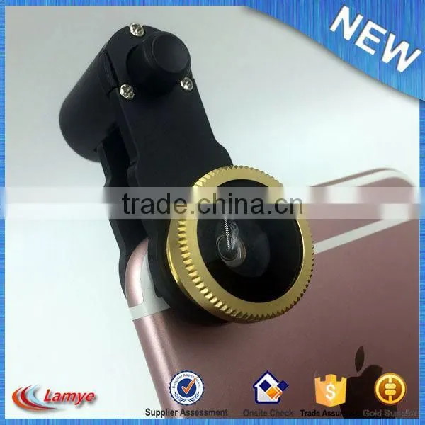 Shenzhen 3 in 1 Mobile Phone Lens Manufacturers Phone Camera Clip Lens Fisheye Lens for Phone photo-5