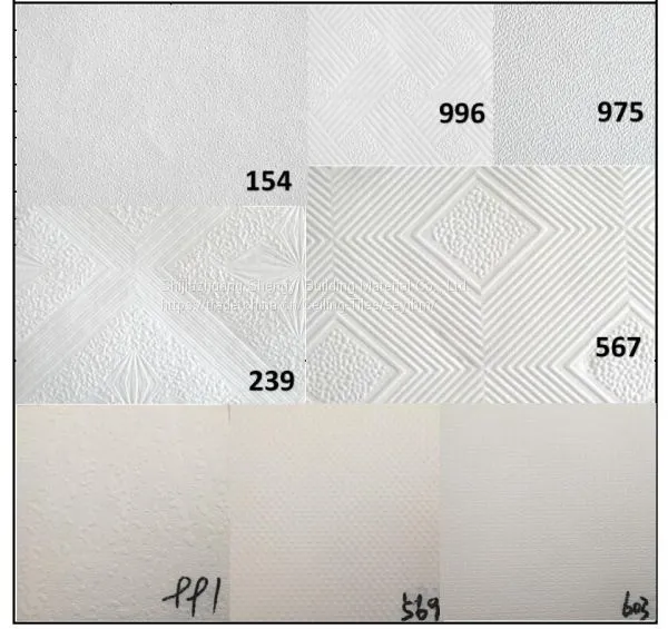 Plasterboard Ceiling PVC Laminated Gypsum Ceiling Board photo-2