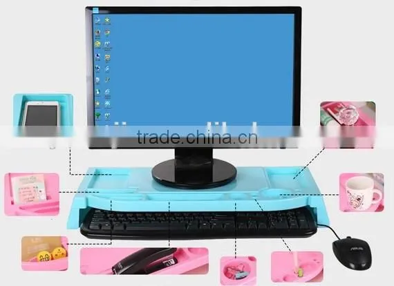 Adjustable Height Desktop Keyboard Storage Box photo-6