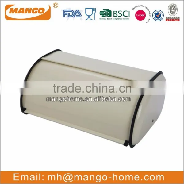 Glass Front Stainless Steel Bread Bin photo-6