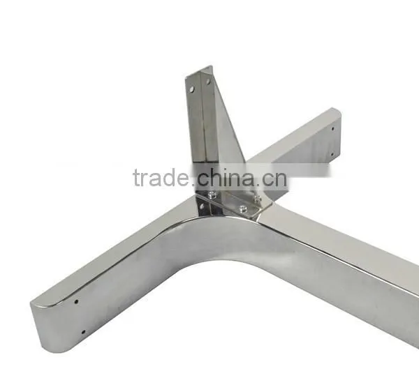 Online Shopping Hot Sales Modern Stainless Steel Table Legs With Wooden Table photo-5