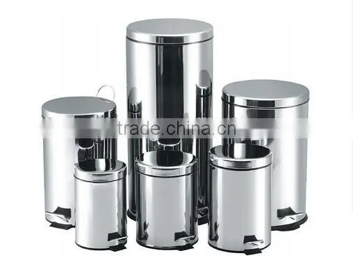 High Quality Stainless Steel Waste Bin Pedal Bin