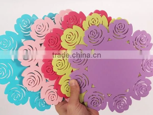 OEM Factory Price Fashion Good Popular Style Heat Insulation Pvc Coaster photo-2