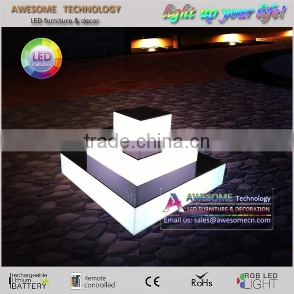 Led Wedding Deocration, Light up Wedding Cake Display Stand photo-3