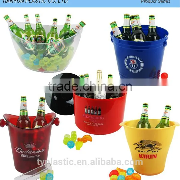 PS 3 Bottle Cheap Plastic Ice Bucket photo-2