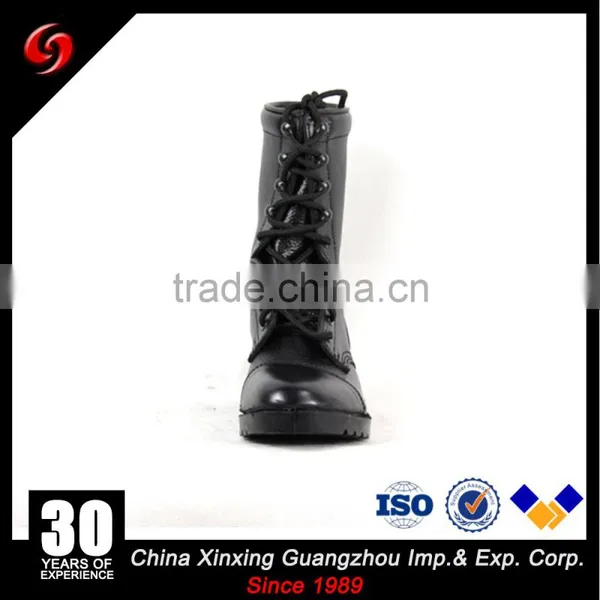 Best Quality High Ankle Grain Leather Military Boots Cheap Wholesale photo-2