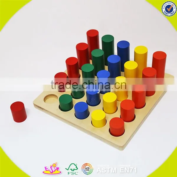 2017 New Design Toddlers Geometry Blocks Wooden Toddler Montessori Materials W12F011 photo-5