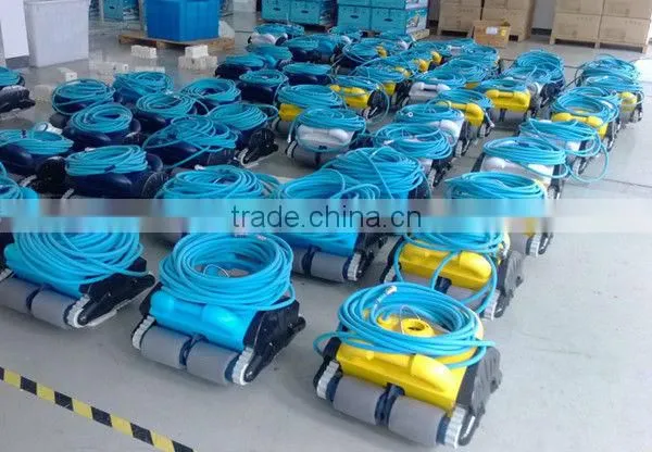 Yellow Robot Swimming Pool Cleaner With Caddy Cart photo-5