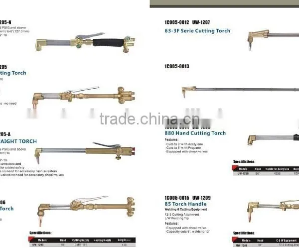 UWELD All Kinds of High Quality Cutting Torch and Welding Torch photo-2