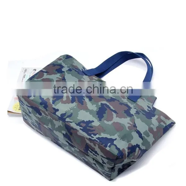 Fashion Camouflage 300D Polyester Shopping Tote Bag,Eroupe Style Women Camouflage Handbag photo-4
