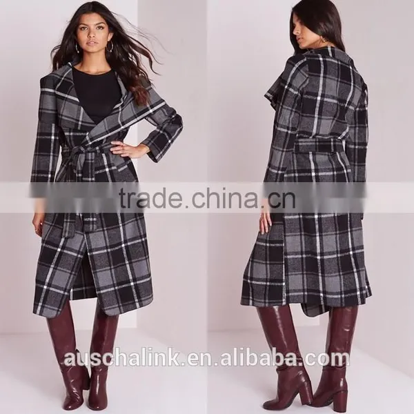 Ladies Fancy Printed Longline Waterfall Winter Coats photo-6