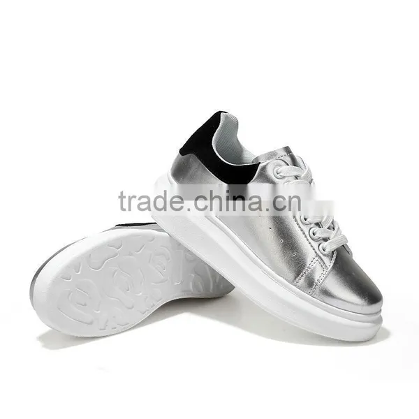 Wholesale Loafer Design Fashion Shoes Sample for Female, Women Leather Casual Shoes Sneakers High Quality Made in Jinjiang photo-5
