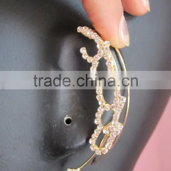 Ear Lobe Cover EARRINGS Bollywood Style photo-4